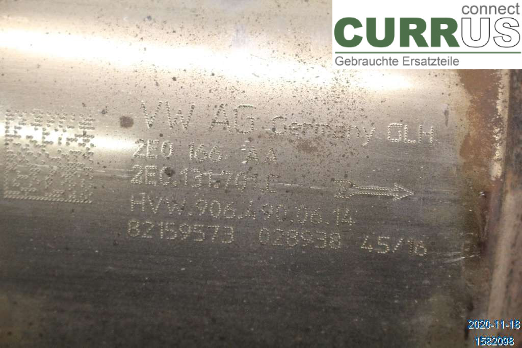 VW CRAFTER  06-16 Catalyst 2E0254400KX 2,0 TDI