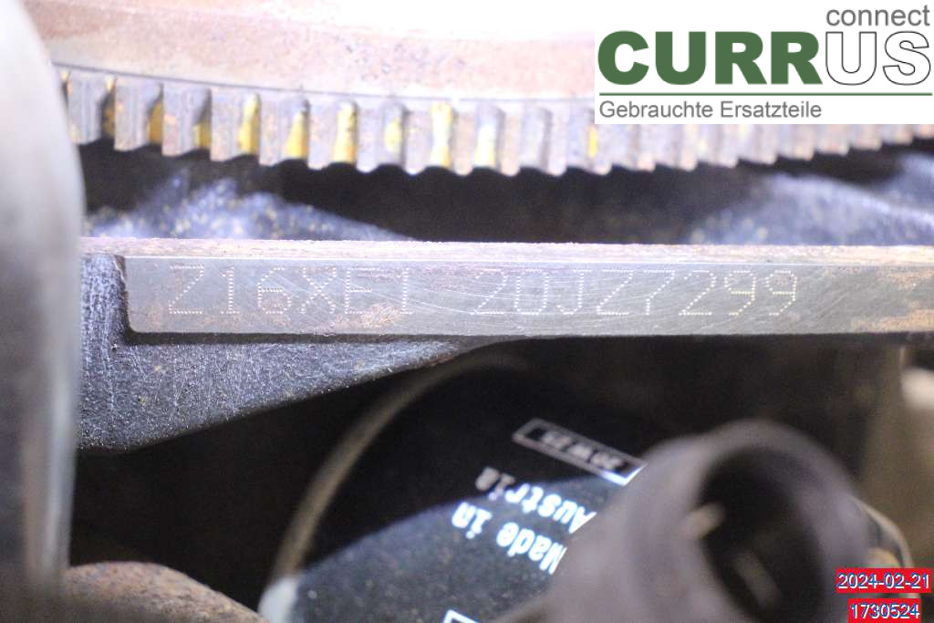 OPEL ASTRA  H    04-12 Motor 93191971 1,6  Z16XE1