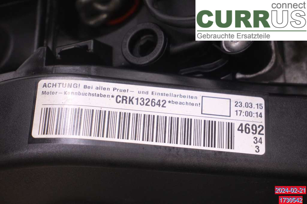 VW GOLF / E-GOLF VII   13-20 Silnik 04L100090CX 1.6 TDI