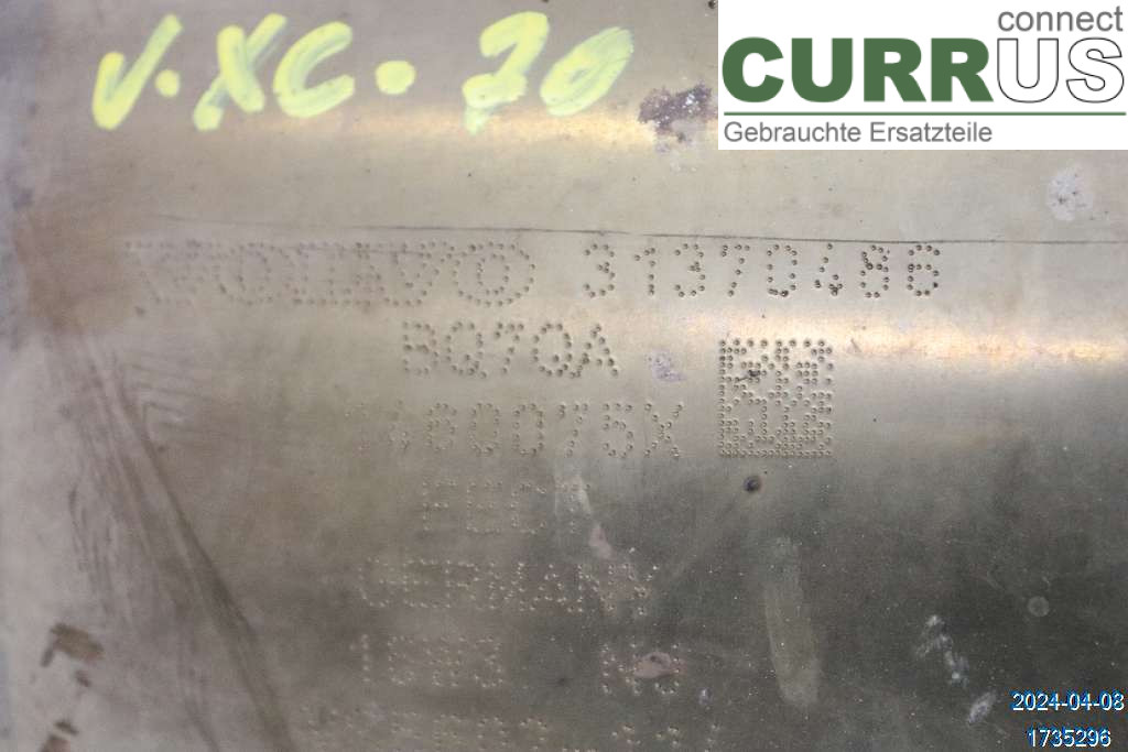 VOLVO XC70 14-16 Catalyst 36013622 D4 2,4