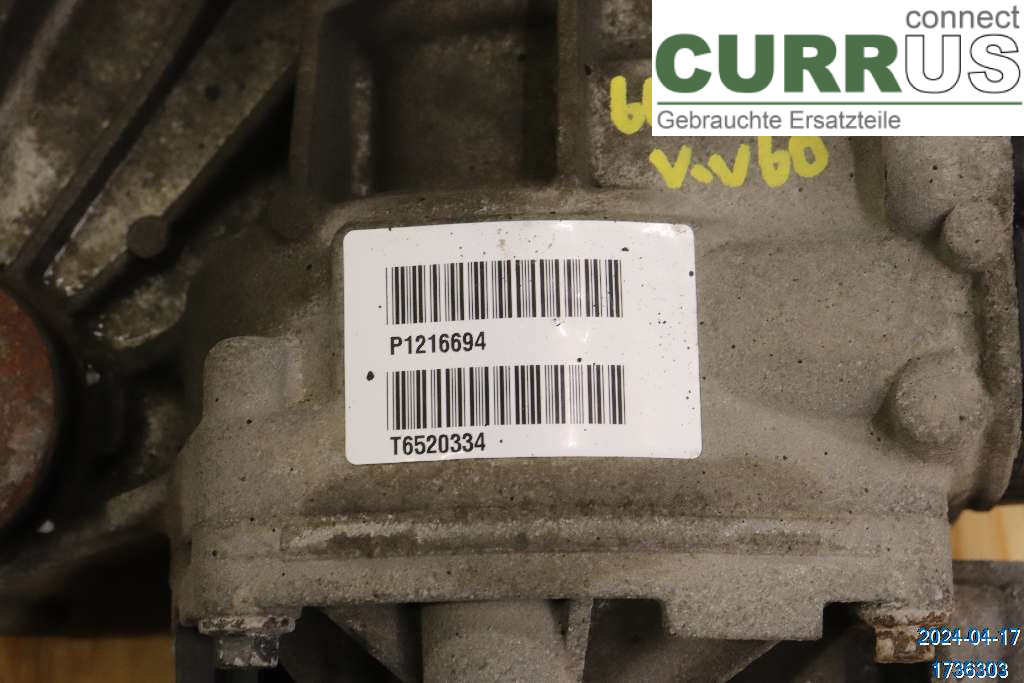 VOLVO V60  19- Differential 36010143 D3 2,0 D4204T4