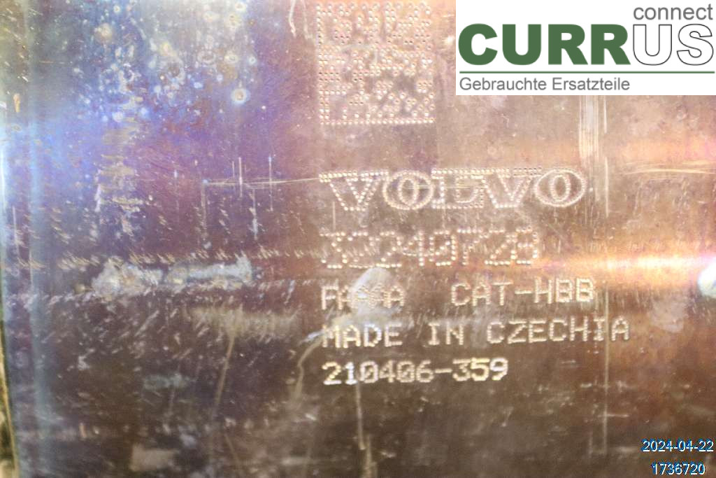 VOLVO V90 CROSS COUNTRY 17- Catalyst 36010524 B4 2.0 Hybrid