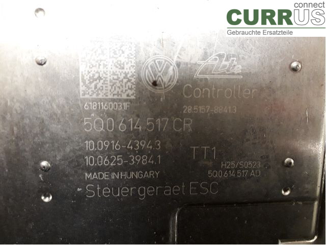 VW GOLF / E-GOLF VII   13-20 ABS Hydraulic unit 5Q0614517CR CHZC