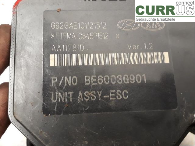 KIA RIO  12-16 Unité hydraulique ABS 589201W500 G4FA