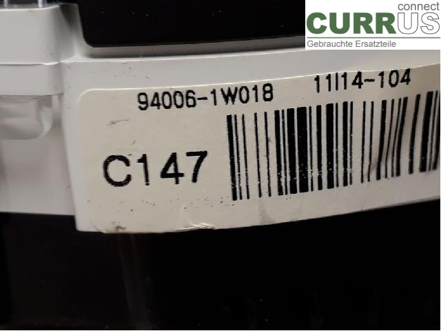 KIA RIO  12-16 Bloc instruments / combiné 940061W018 G4FA