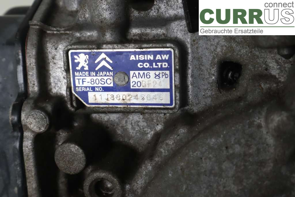 CITROEN C5  08-17 Gearbox (Automatic) 9677735580 2,0HDI 163HK