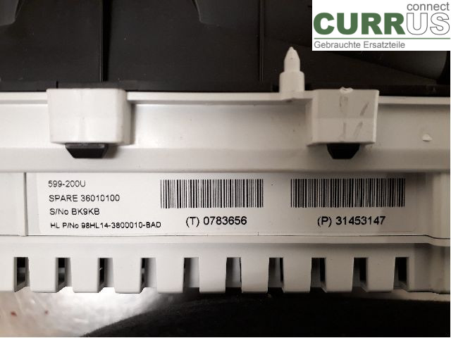 VOLVO XC60  14-17 Instrument cluster / comb 36051280 D5244T21