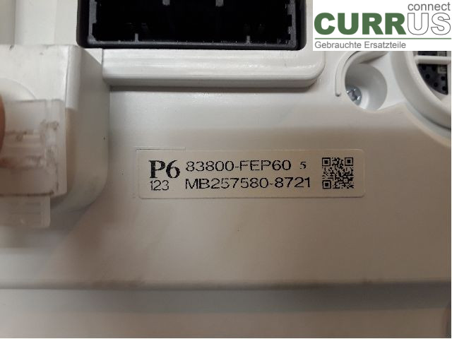 TOYOTA COROLLA 19- Instrument cluster / comb 83800-FEP60 2ZR-FXE
