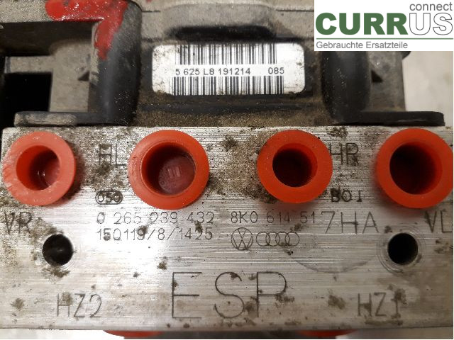 AUDI A4  12-15 ABS Hydraulic unit 8K0614517HC CNHA