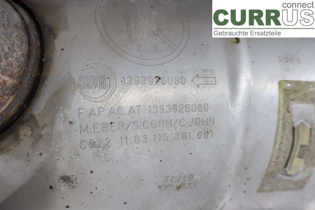 PEUGEOT BOXER 15- Catalyst 1679451080 