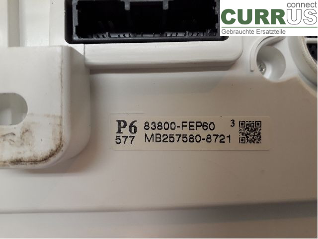 TOYOTA COROLLA 19- Instrument cluster / comb 83800-FEP60 2ZR-FXE