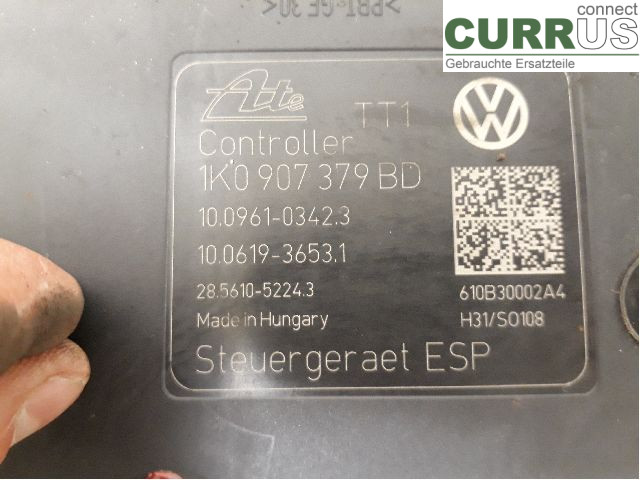 VW CADDY  11-15 ABS Hydraulic unit 1K0614517DD CAYD
