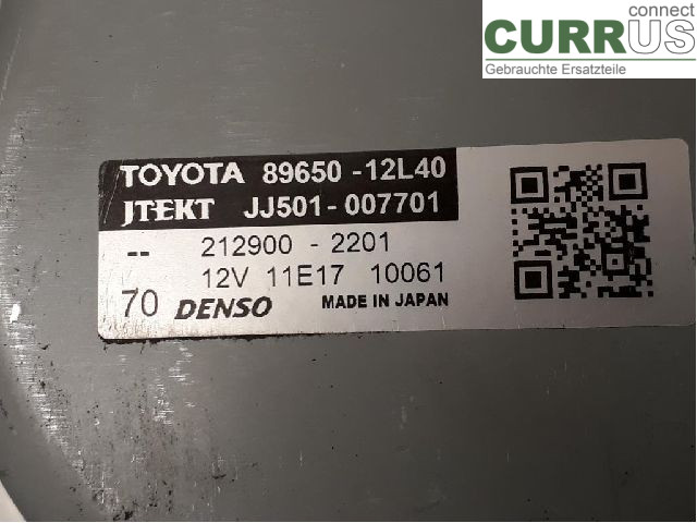 TOYOTA COROLLA 19- Power steering pump (electric) 89650-12L60 2ZR-FXE