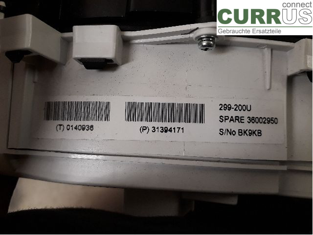 VOLVO V40  12-19 Instrumentpanel / kombiinstrument 36002950 D4162T