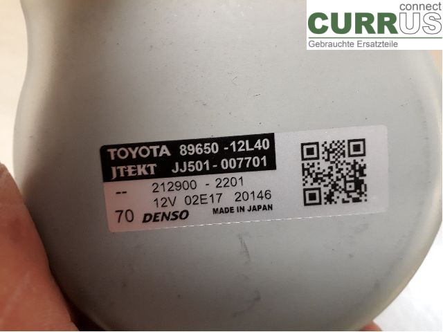 TOYOTA COROLLA 19- Power steering pump (electric) 89650-12L70 2ZR-FXE
