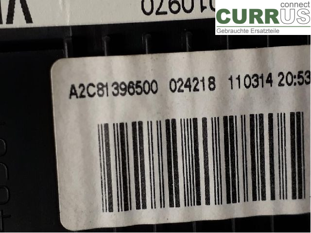 VW CADDY  11-15 Instrument cluster / comb 2K0920876AX CAYD
