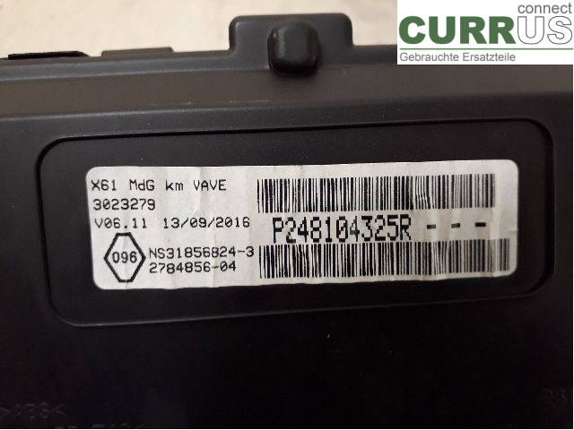 RENAULT KANGOO II  15-21 Instrument cluster / comb 248109633R K9K-628