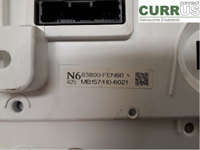 TOYOTA COROLLA 19- Instrument cluster / comb 83800-FEN60 2ZR-FXE