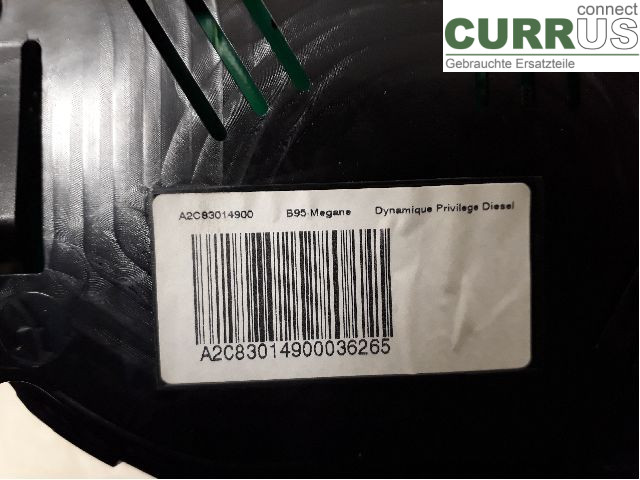 RENAULT MEGANE III 09-15 Instrument cluster / comb 248101992R K9K-636