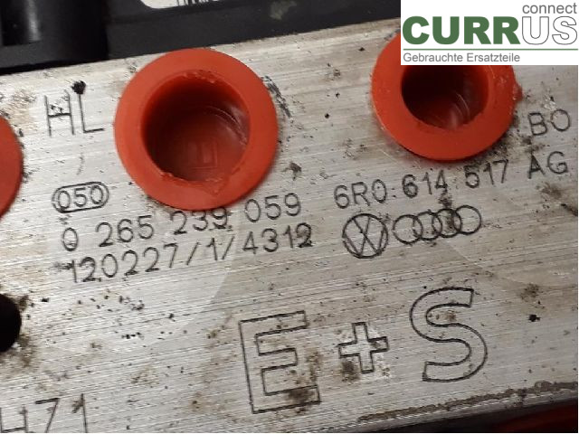SKODA PRAKTIK ABS hydraulisk enhed 6R0614517AG CAYB