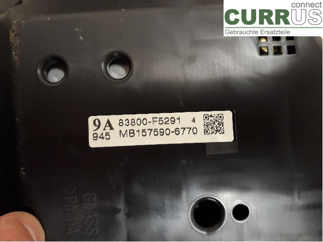 TOYOTA YARIS  15-20 Instrument cluster / comb 83800-F5291 2NR-FKE