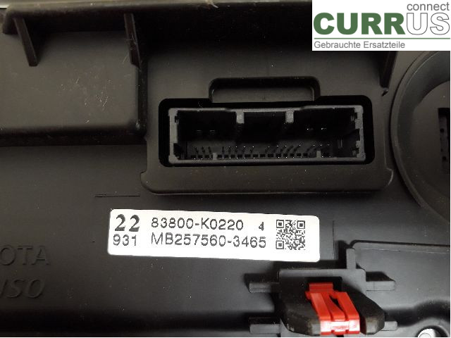TOYOTA YARIS  20- Instrument cluster / comb 83800-K0221 M15A-FXE