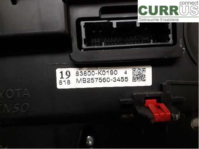 TOYOTA YARIS  20- Instrument cluster / comb 83800-K0191 M15A-FKS