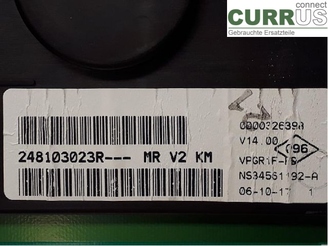 DACIA SANDERO STEPWAY  13-20 Instrument cluster / comb 248101601R H4B-400