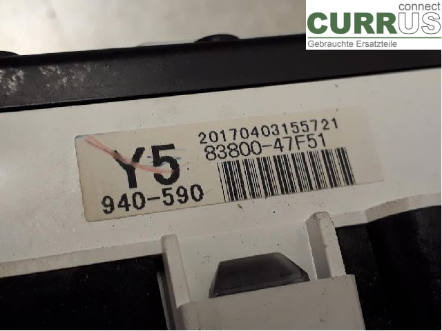 TOYOTA PRIUS+ ZVW40 12- Instrument cluster / comb 83809-47141 2ZR-FXE