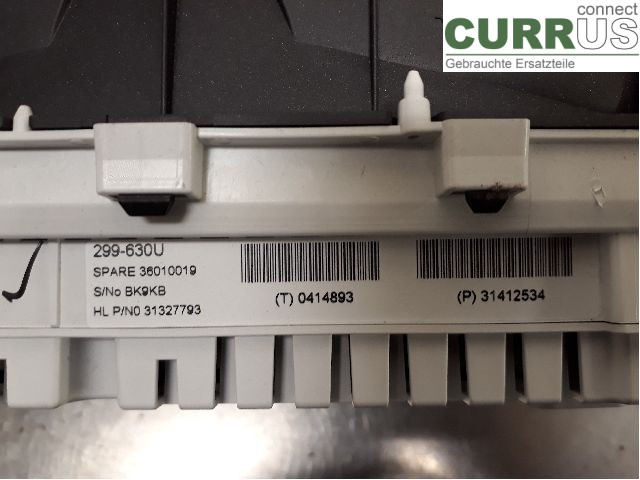 VOLVO XC70  14-16 Instrument cluster / comb 36051281 D4204T5