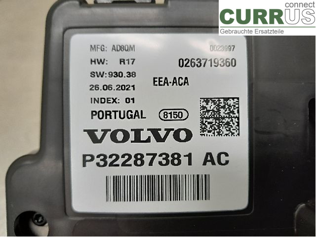 VOLVO V60  19- Instrumentenkombination 36013031 D420T8