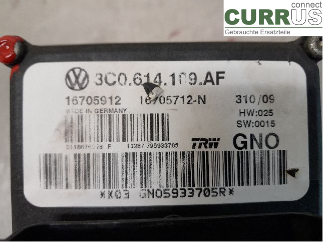 VW PASSAT      05-10 ABS Hydraulic unit 3C0614109AF CDGA