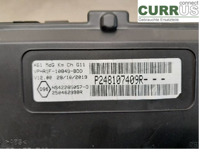 NISSAN NV250 20- Instrument cluster / comb 2481000Q8M K9K-872
