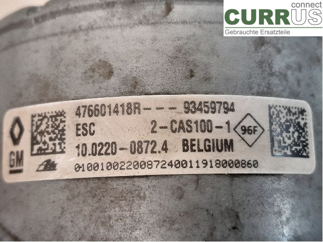 RENAULT TRAFIC  15- ABS hydraulisk enhed 476600866R R9M-452