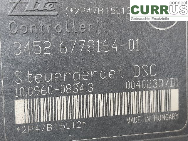 BMW 3 E90/91 SED/TOU 05-12 ABS-Hydraulikeinheit 34512460470 M47-TU2D20