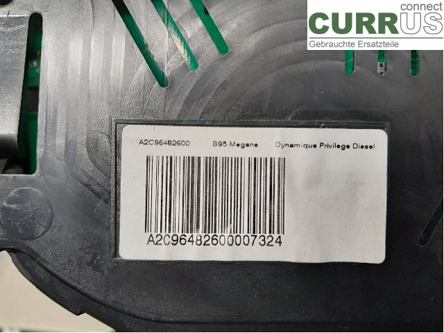 RENAULT MEGANE III 09-15 Instrument cluster / comb 248105156R K9K-656