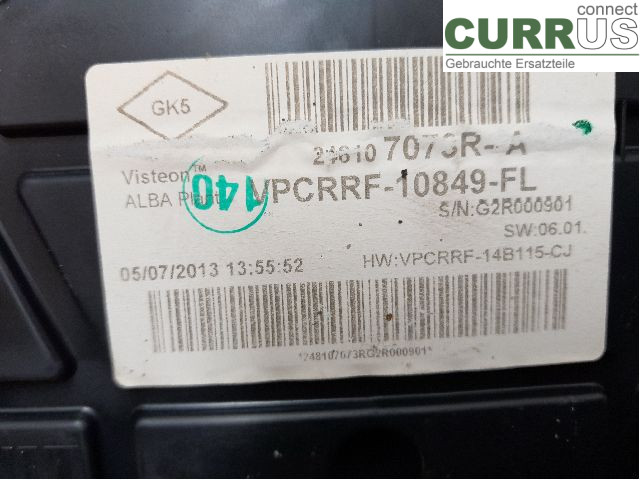 RENAULT CLIO IV   12-16 Instrument cluster / comb 248104261R M5M-400