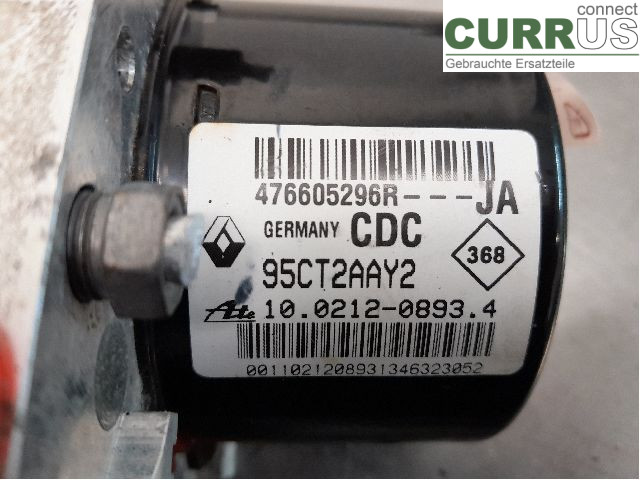 RENAULT MEGANE III 09-15 ABS Hydraulic unit 476608933R K9K-656