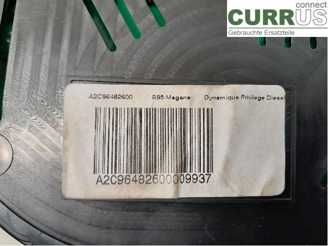 RENAULT MEGANE III 09-15 Instrument cluster / comb 248105156R K9K-656