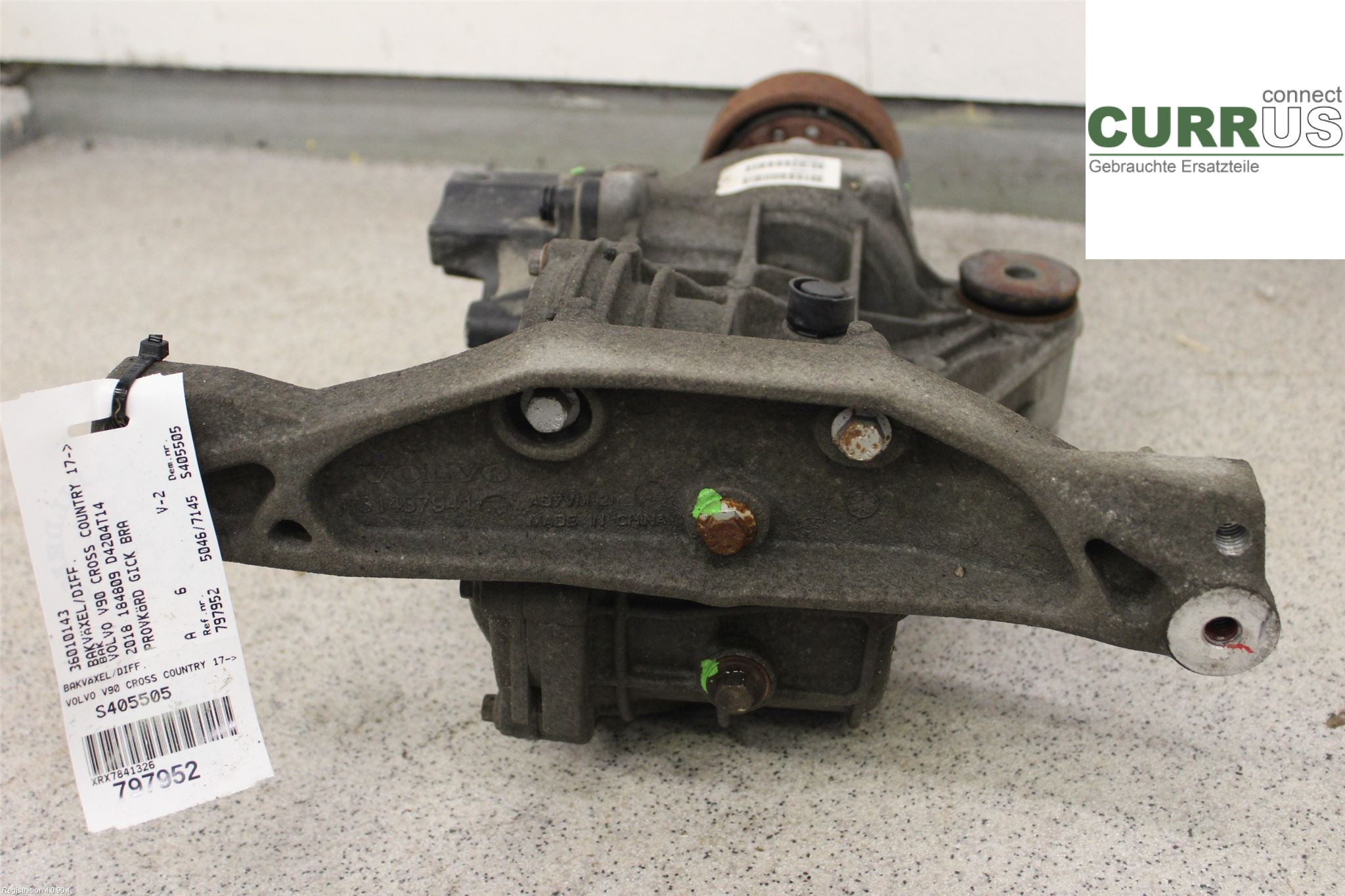 VOLVO V90 CROSS COUNTRY 17- Differential 36010143 D4204T14