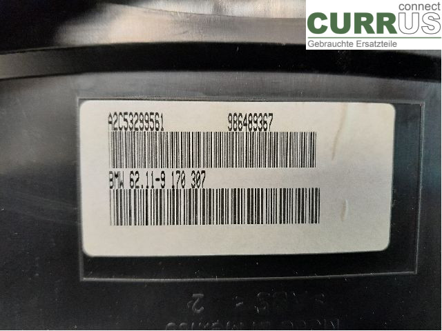 BMW X6 E71/E72   08-14 Instrument cluster / comb 62109236827 N54-B30A