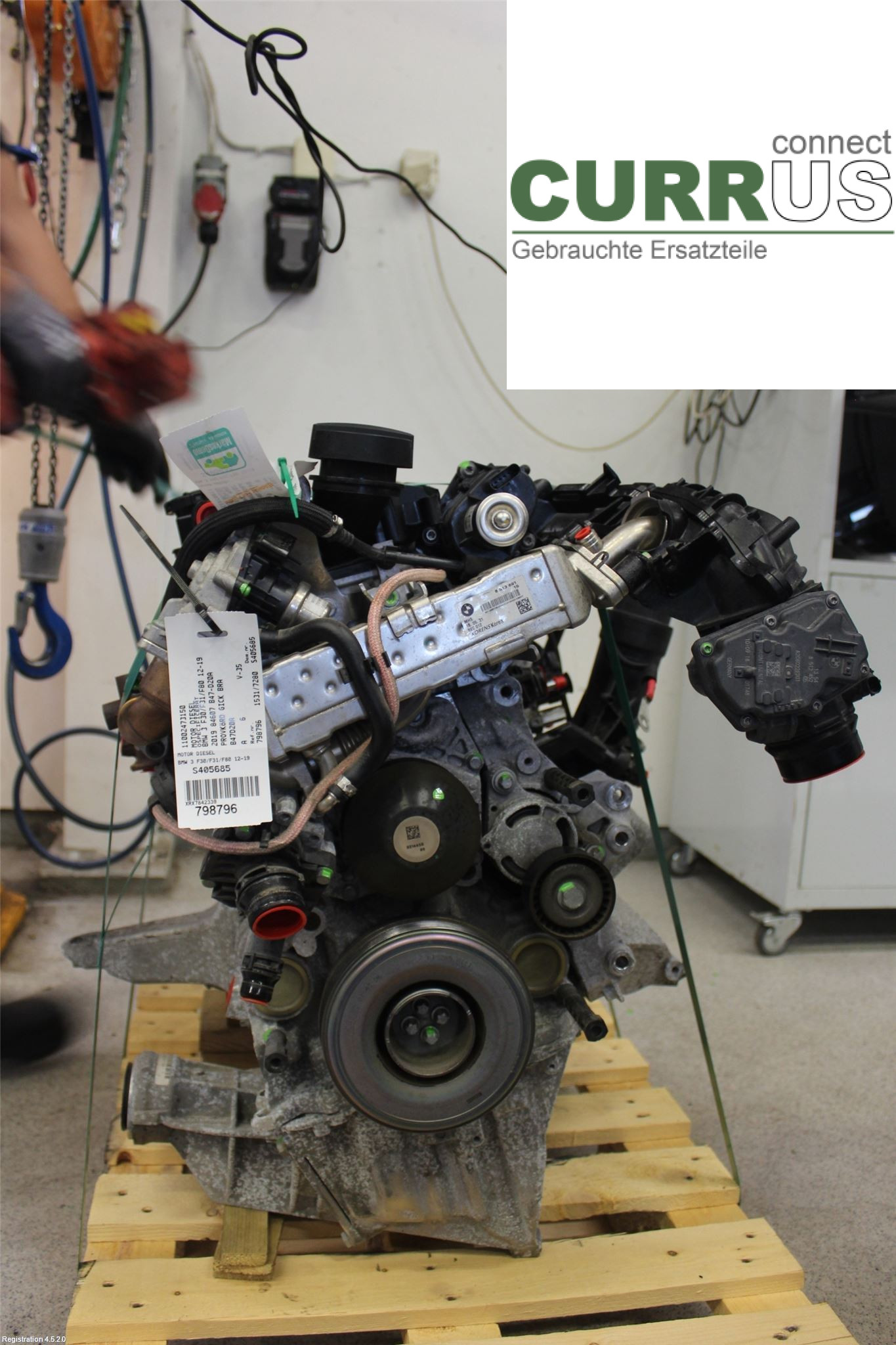 BMW 3 F30/F31/F80    12-19 Engine 11002473150 B47-D20A