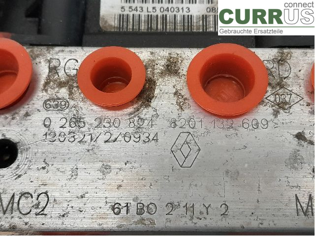 RENAULT KANGOO II  08-14 ABS hydraulisk enhet 8201132644 K9K-808
