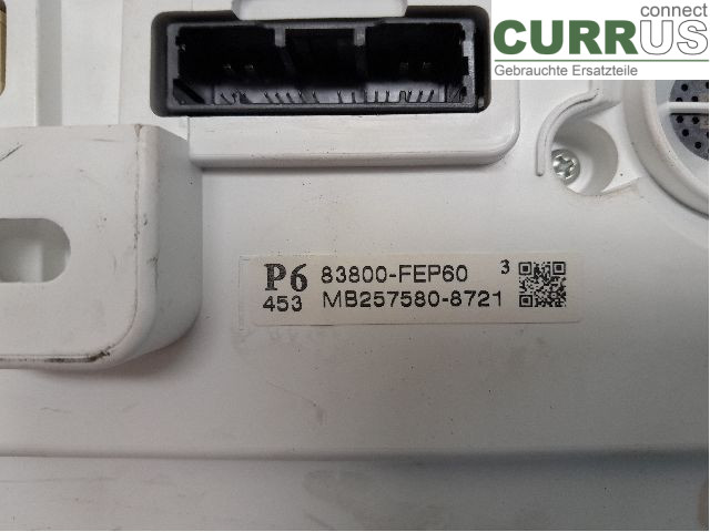 TOYOTA COROLLA 19- Instrument cluster / comb 83800-FEV90 2ZR-FXE