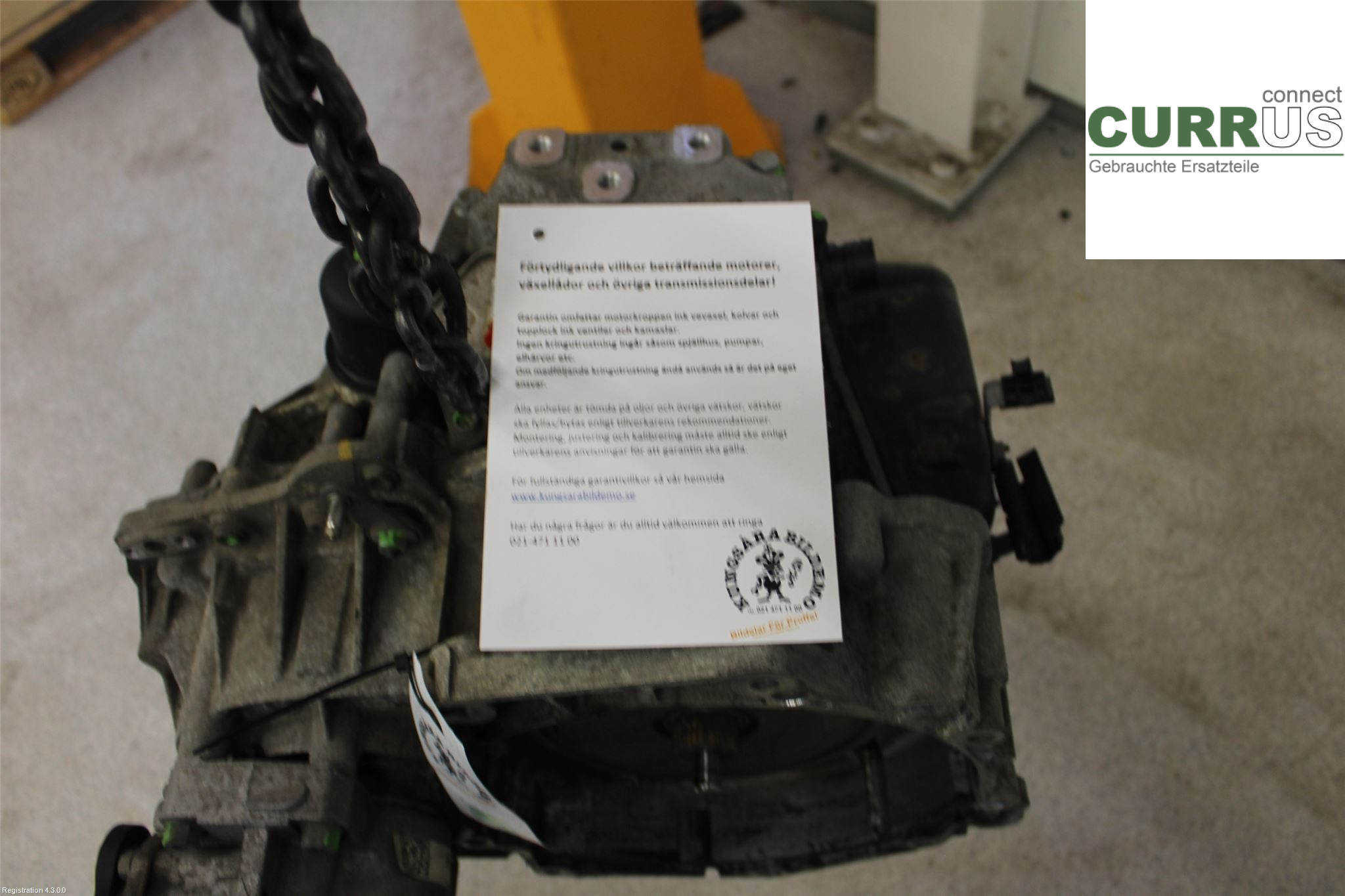 VW PASSAT  11-14 Gearbox (Automatic) 02E300016MX007 CFGC