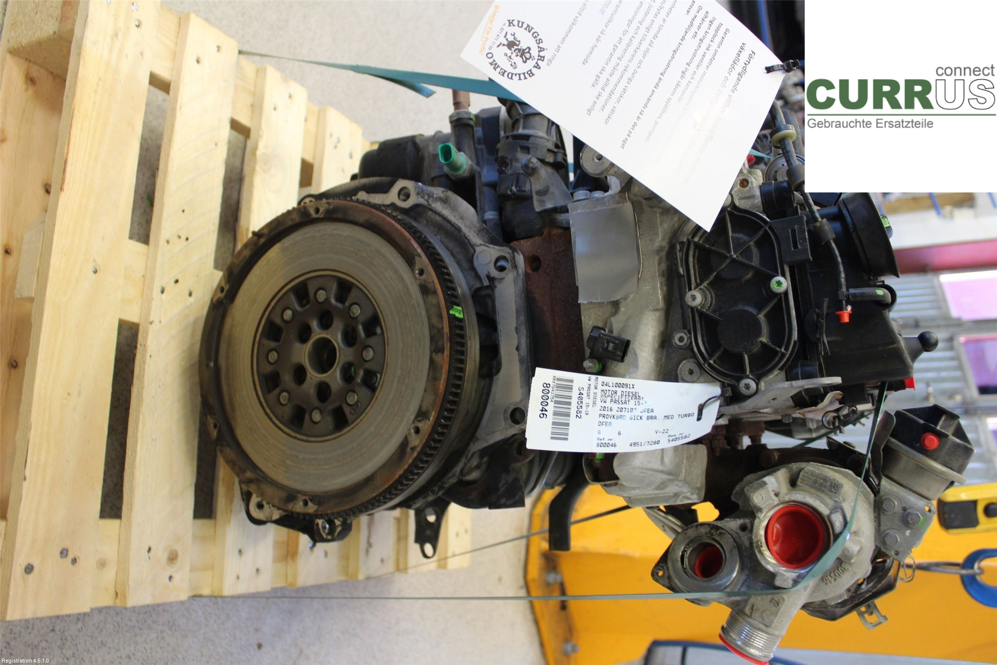 VW PASSAT  15-19 Moteur 04L100091X DFEA