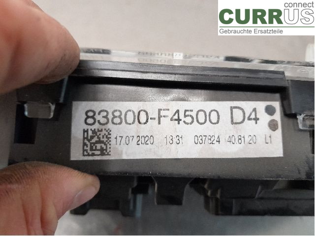 TOYOTA C-HR 16-23 Instrument cluster / comb 83800-F4500 2ZR-FXE