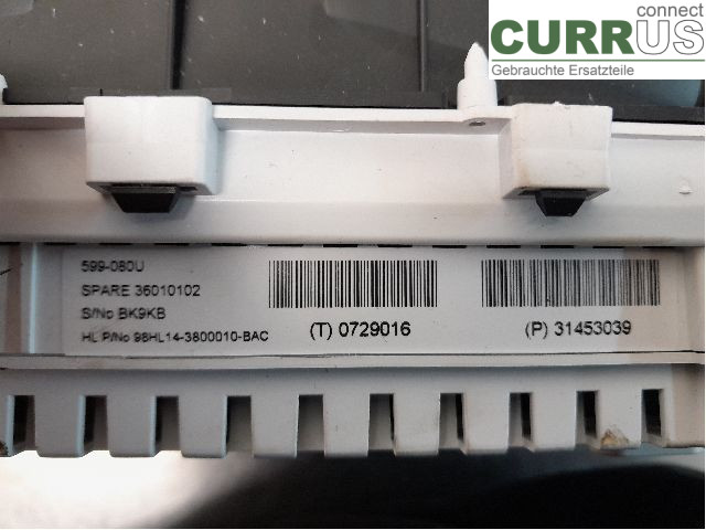 VOLVO XC60  14-17 Instrument cluster / comb 36051283 D5244T12