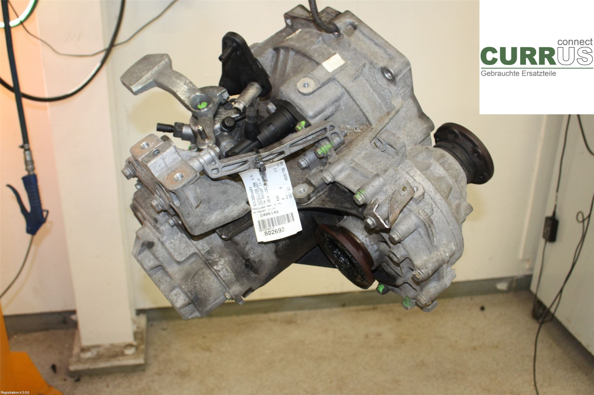 VW PASSAT  11-14 Gearbox (6-speed) 02S300046PX CKMA