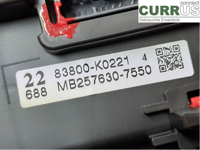 TOYOTA YARIS  20- Instrument cluster / comb 83800-K0221 M15A-FXE